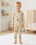 Autumn Paws Bamboo Two Piece Long Sleeve Pajama Set