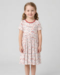 Funny Dachshund Pasta Pups Bamboo Twirl Dress