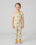 Zweiteiliges, kurzärmliges Pyjama-Set mit Marienkäfern