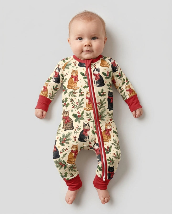 Christmas Cat Carolers Bamboo Convertible Zippy