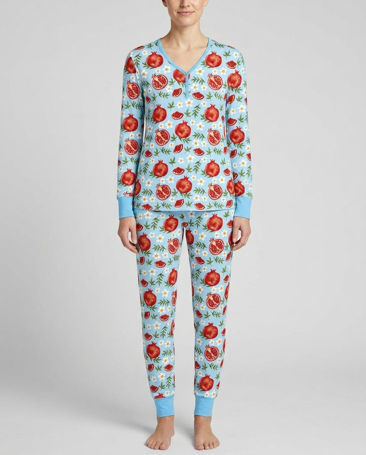Pomegranate Garden Joy Family Matching Bamboo Women Pajama Set