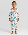Little Builders Bamboo Two Piece Long Sleeve Pajama Set