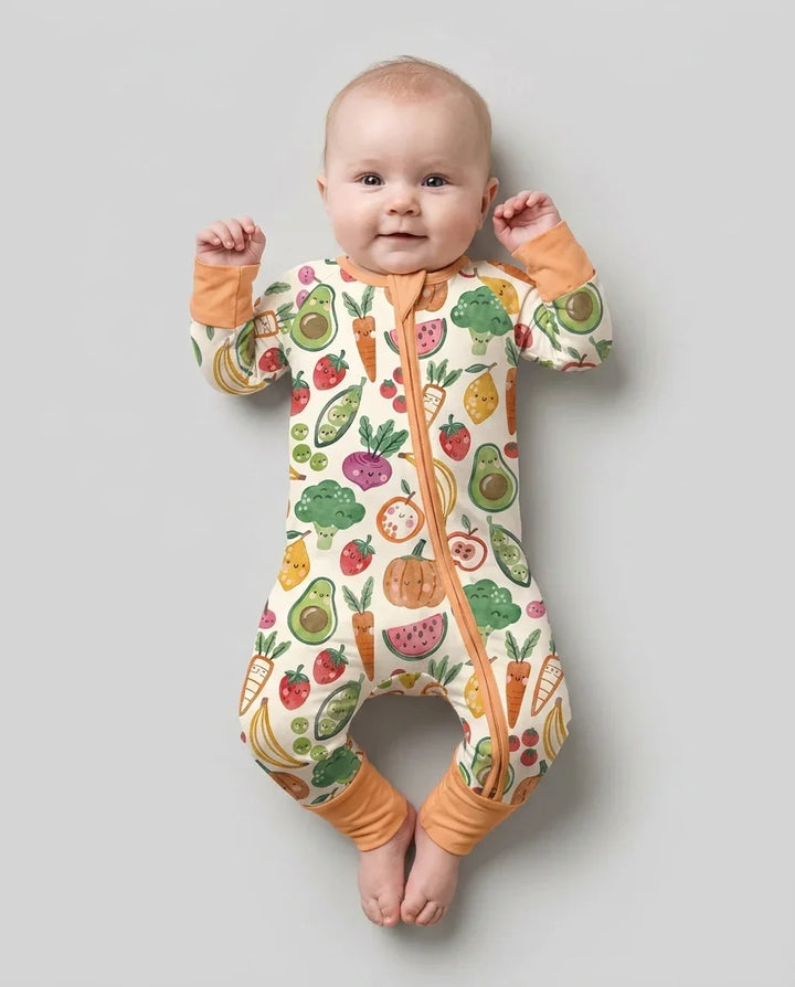 Gerippte Babykleidung mit individuellem Foto - Weich &amp; Skizzenhaft