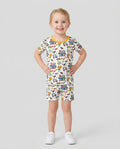 Soccer Fever 2026 Family Matching Bamboo Two Piece Short Sleeve Shorts Pajama Set
