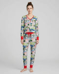 Vorlage Bambus Damen Pyjama Set