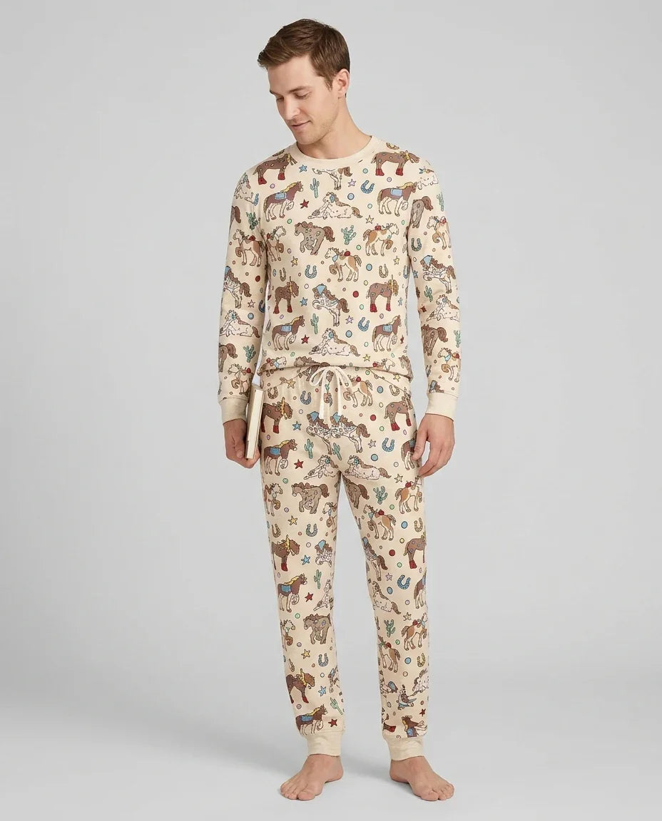 Lil' Buckaroo Bamboo Men's Pajama Set