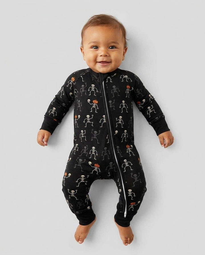Halloween Dancing Skeleton Bamboo Convertible Zippy