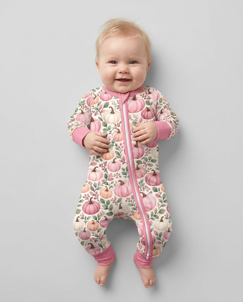 Pumpkin Cozy Fall Bamboo Convertible Zippy
