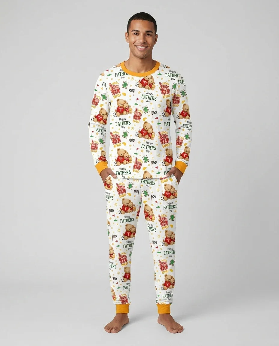 You're #1 Dad Daddy & Me Matching Bamboo Men's Pajama Set
