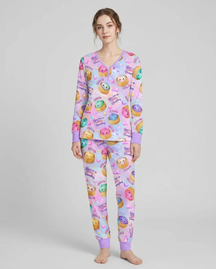 Vorlage Bambus Damen Pyjama Set