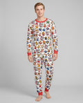 Kawaii Animals Soccer Tour 2026 Family Matching Bamboo Men's Pajama Set