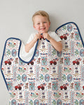 Patriotic USA Silly Goose Family Matching Bamboo Blanket