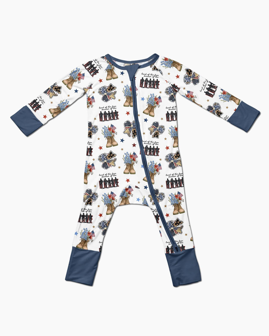 Honor the Brave Family Matching Bamboo Convertible Zippy