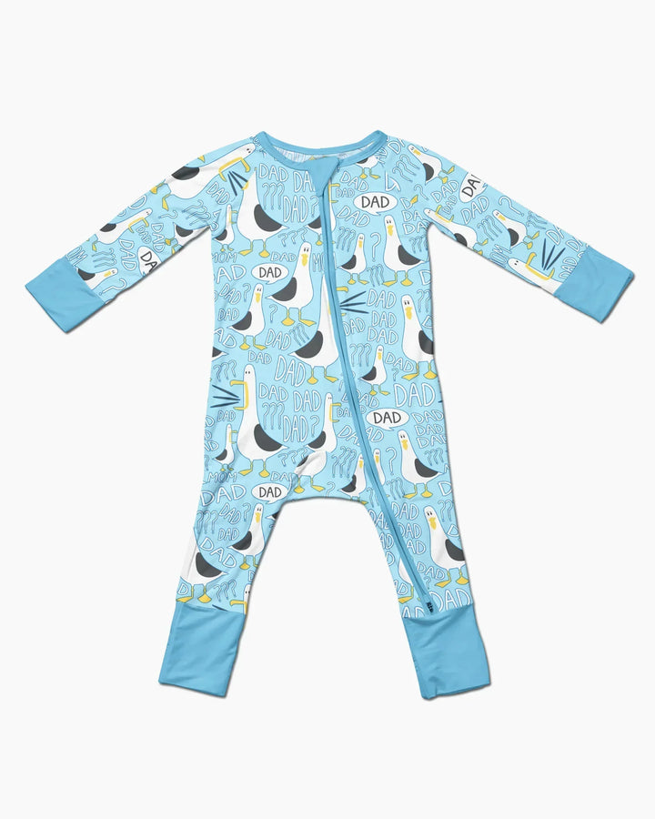 Funny Seagull DAD Bamboo Convertible Zippy