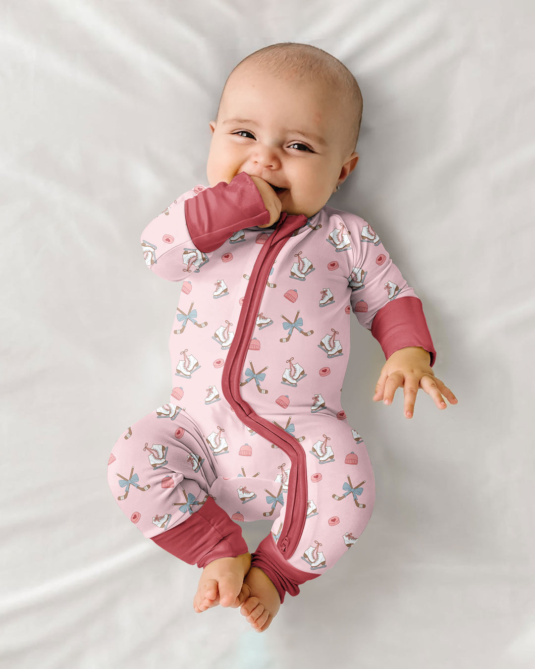 Girly Hockey Pink Bamboo Convertible Zippy