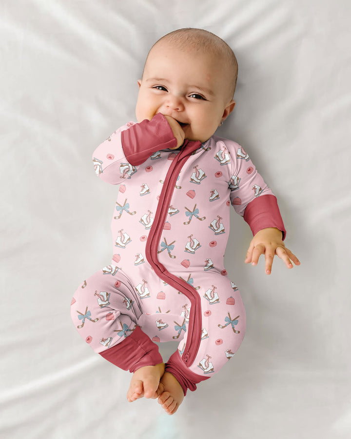 Girly Hockey Pink Bamboo Convertible Zippy