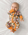 Retro Ghost Mushroom Floral Halloween Bamboo Convertible Zippy