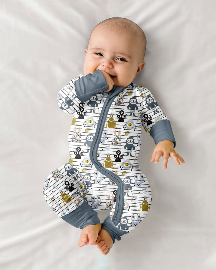 Playful Monster Friends Bamboo Convertible Zippy