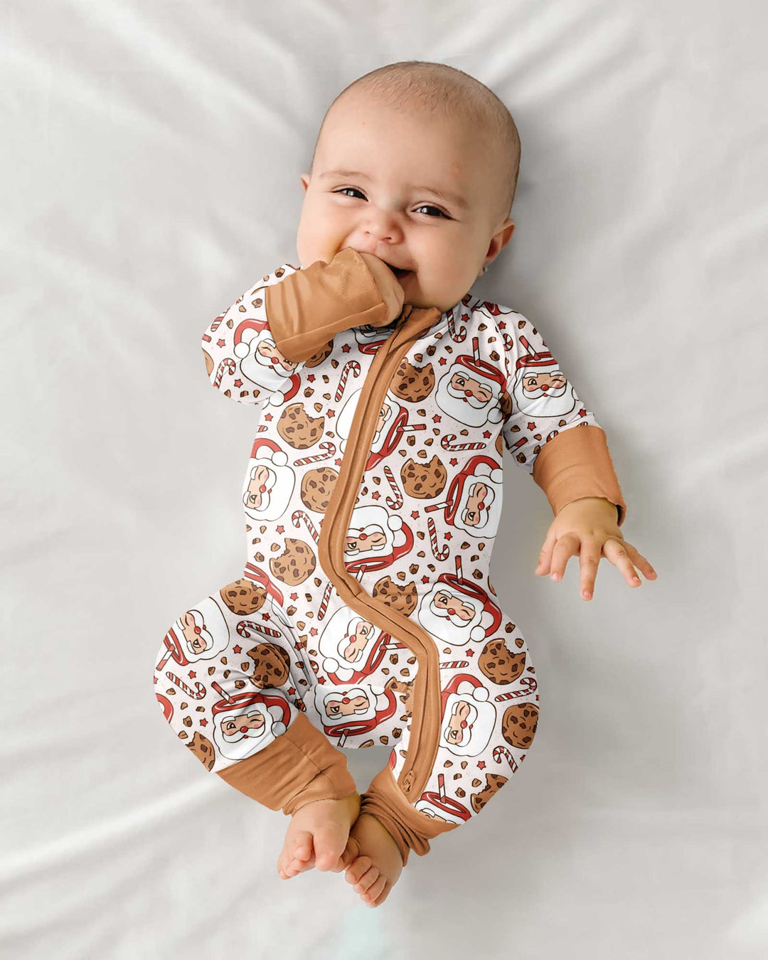 Santa's Cookie Break Bamboo Convertible Zippy