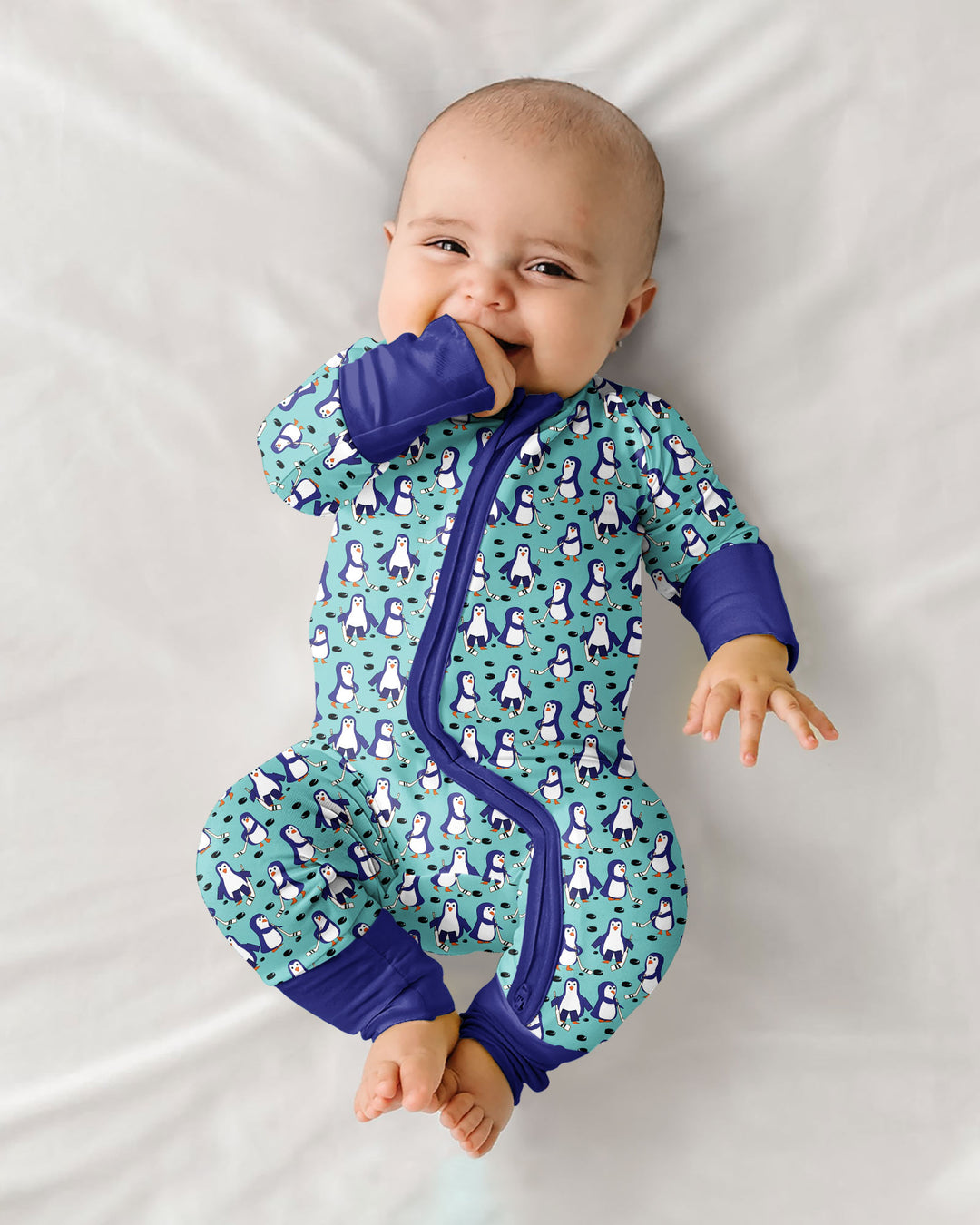 Penguin Hockey Bamboo Convertible Zippy