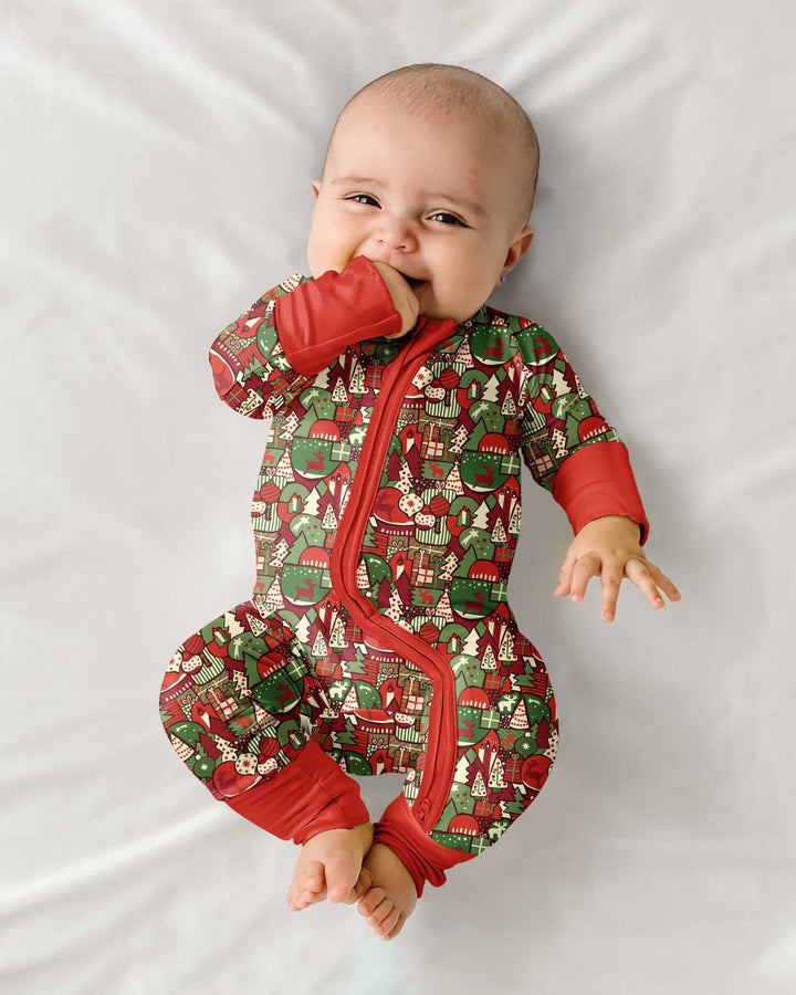 Christmas Time Mosaic Bamboo Convertible Zippy