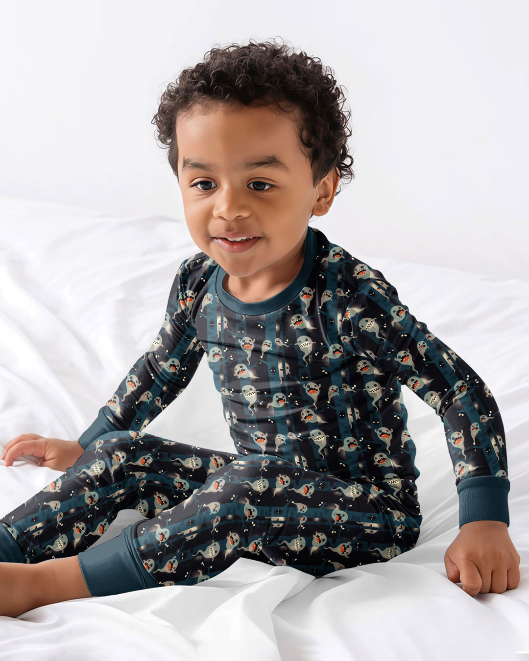 Scared yet Bamboo Two Piece Long Sleeve Pajama Set