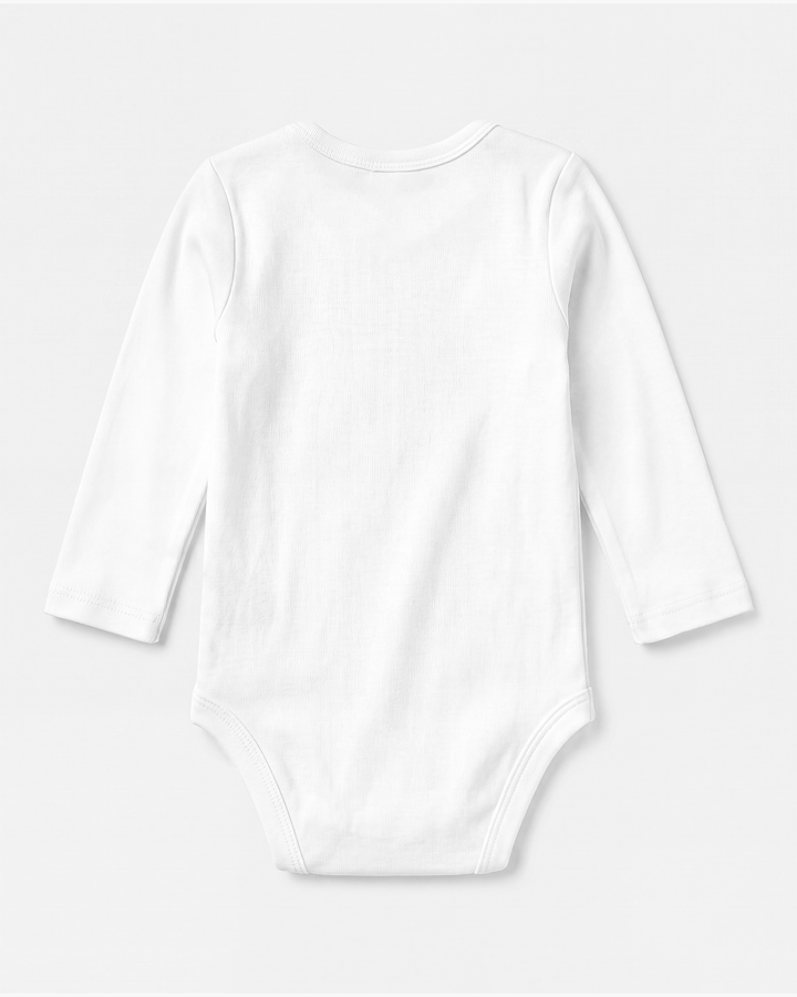 Watter Color Chicken Custom Name Bamboo Bodysuit