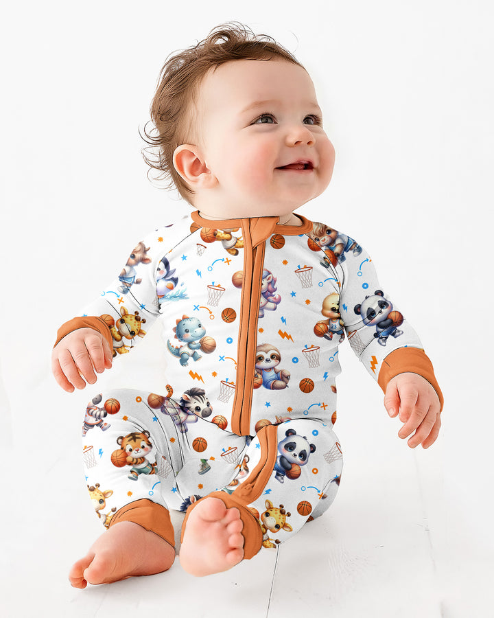 Gerippte Babykleidung mit individuellem Foto - Weich &amp; Skizzenhaft