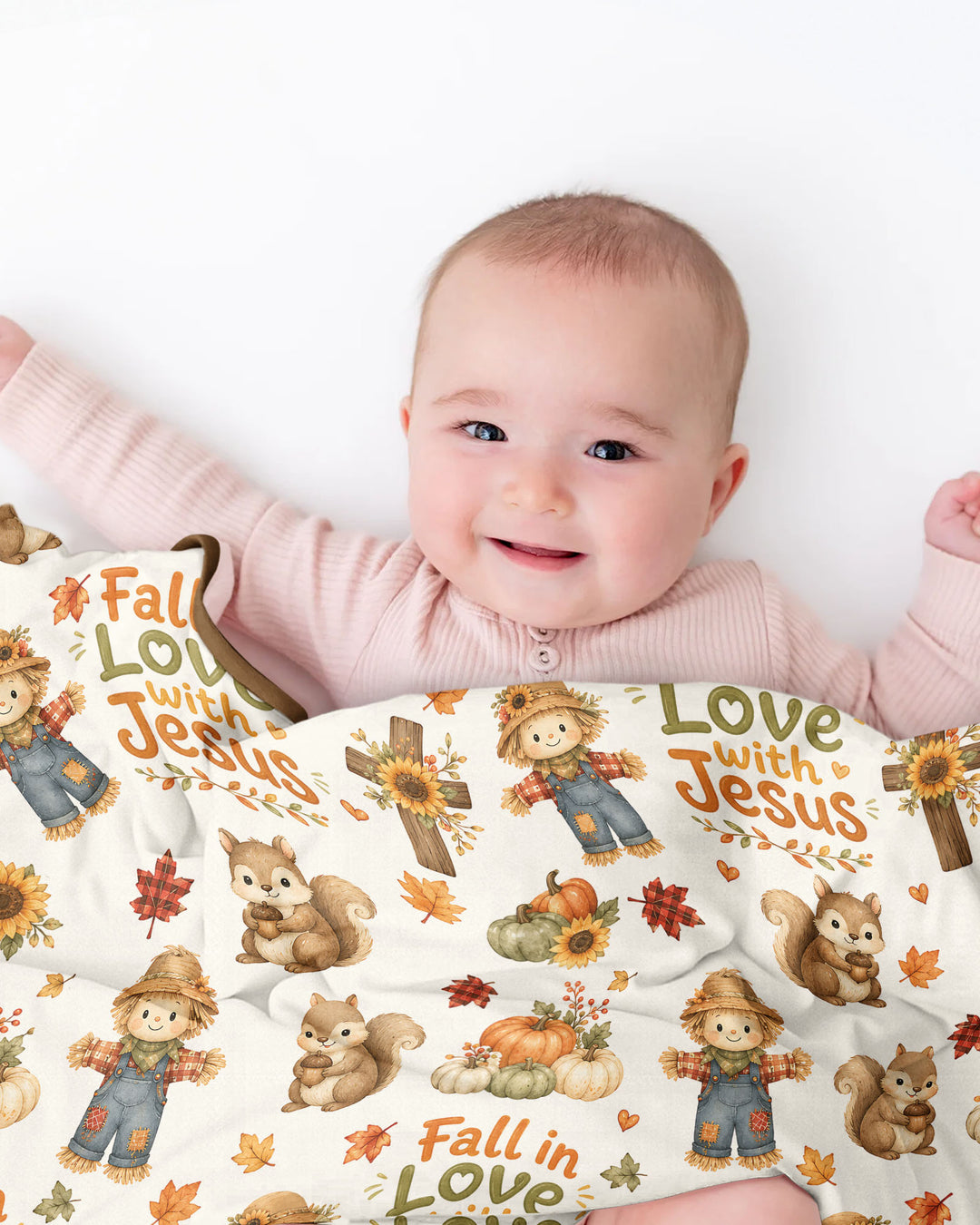 Fall For Jesus Bamboo Blanket