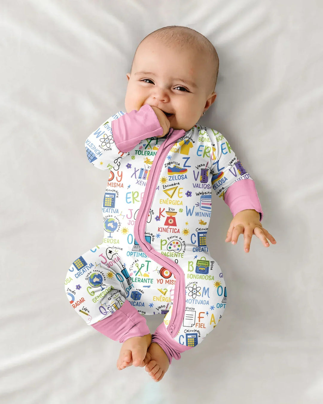 You Are Spanish Alphabet Version Bamboo Convertible Zippy