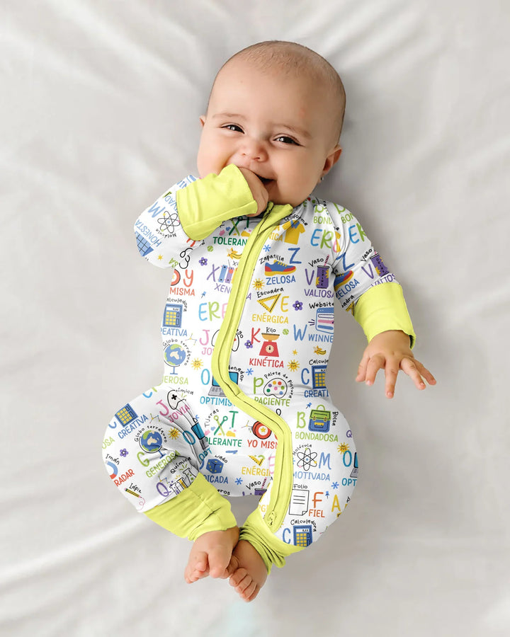You Are Spanish Alphabet Version Bamboo Convertible Zippy
