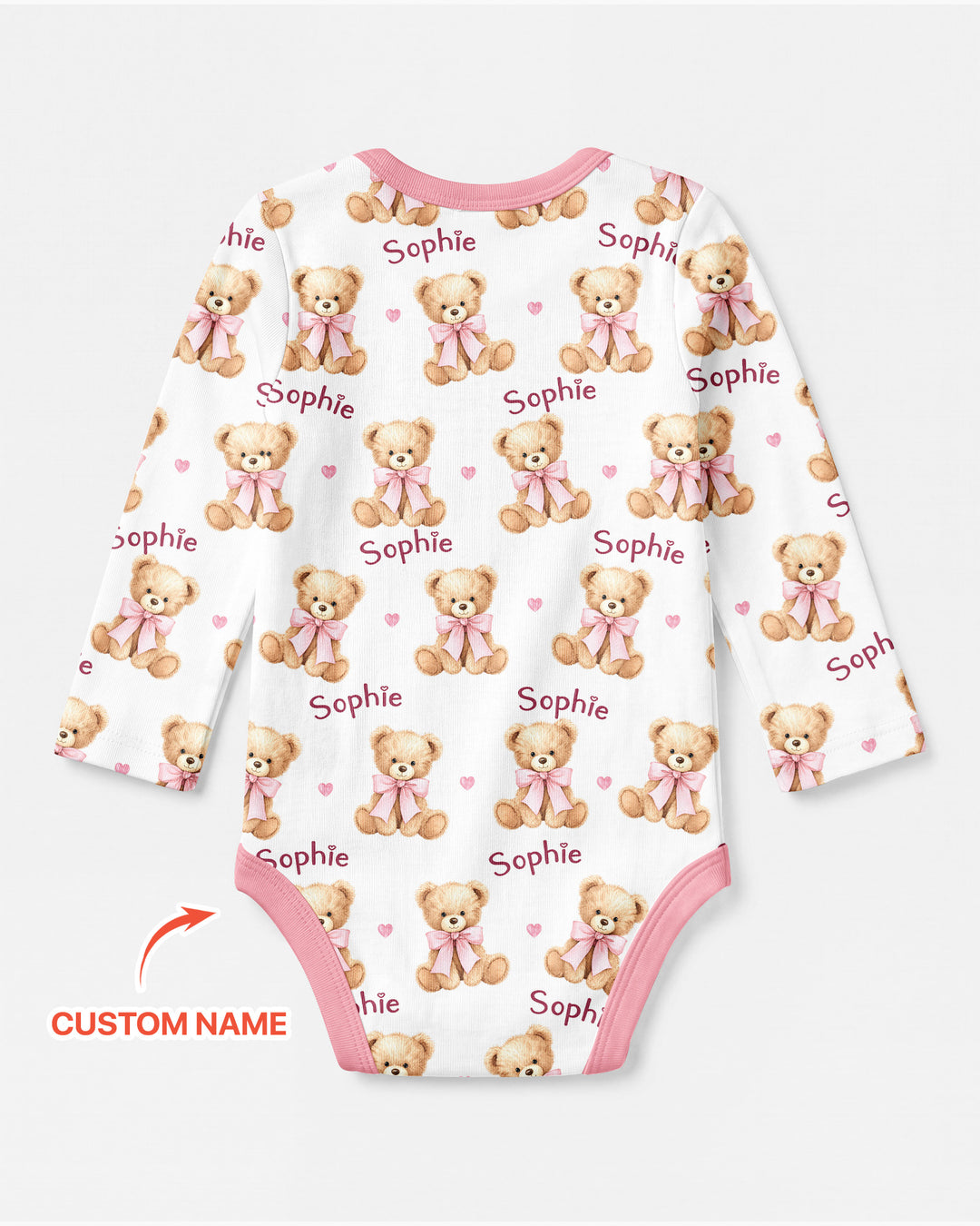 Grandma/... Loves Me Beary Much Personalized Bamboo Bodysuit