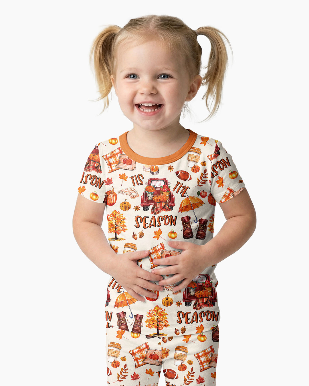 Conjunto de pijama de dos piezas de manga corta de bambú