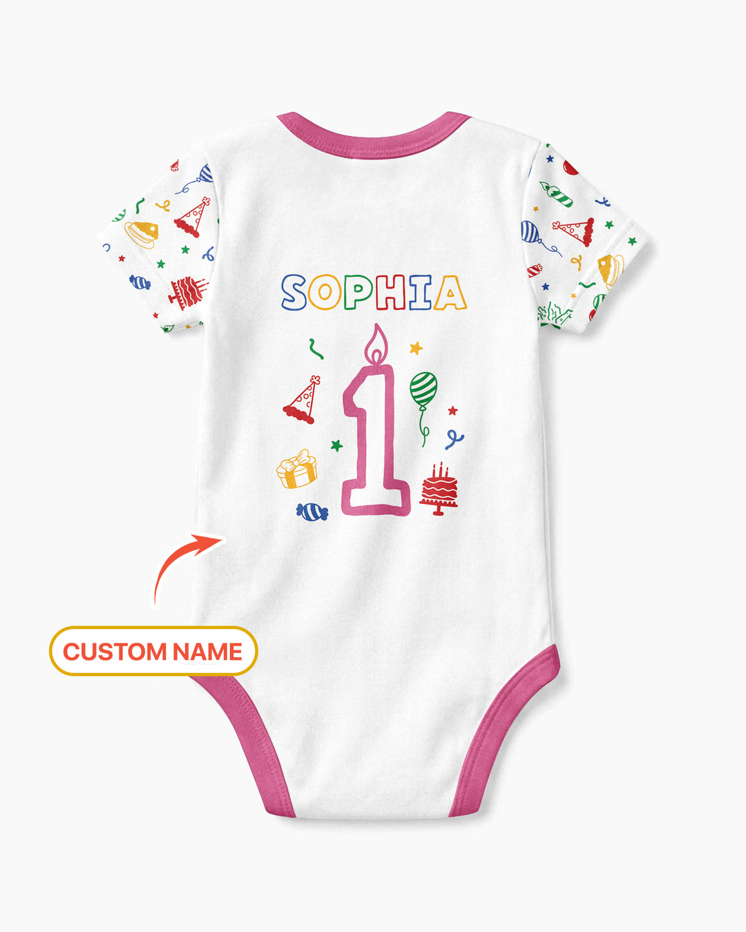 Custom Photo It's Fun To Be One Bamboo Bodysuit