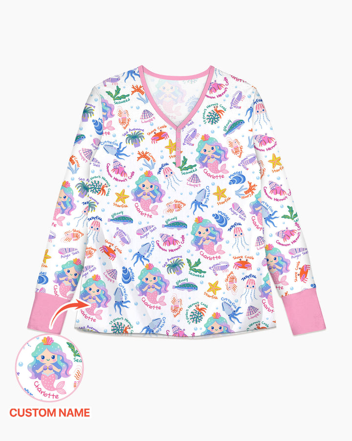 Plantilla Pijama de Bambú Personalizado para Mujer