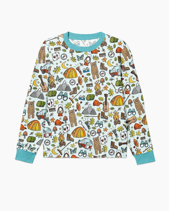 Funny Camper Family Matching Bamboo Men's Pajama Set