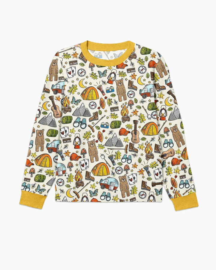 Funny Camper Family Matching Bamboo Men's Pajama Set