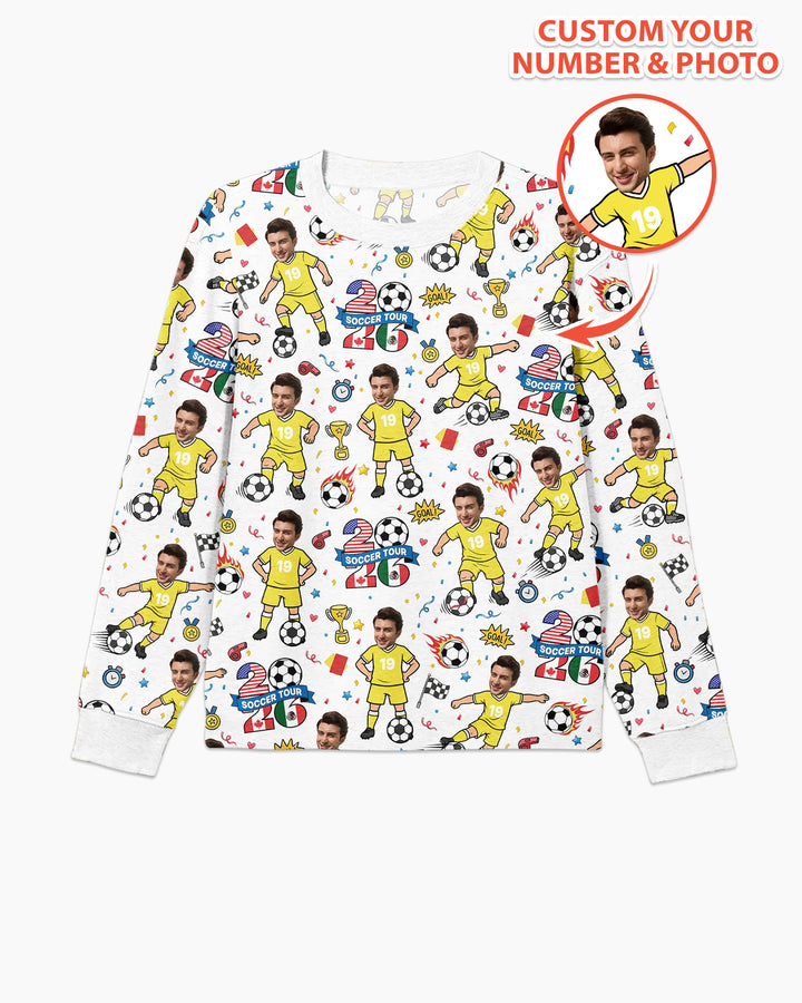 Soccer Tour 2026 Best Player Bamboo Men's Pajama Set