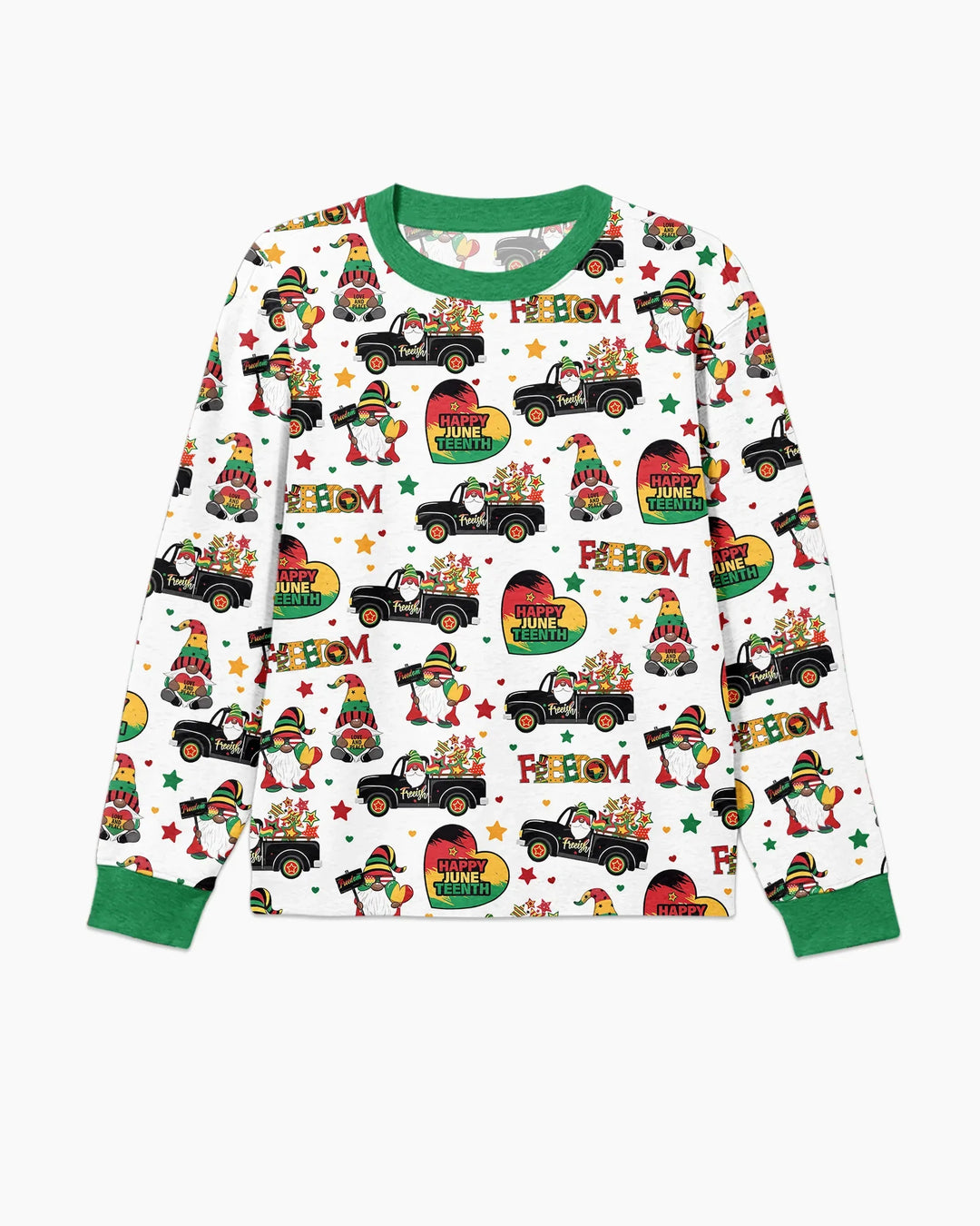 Gnome Happy Juneteenth Bamboo Men's Pajama Set