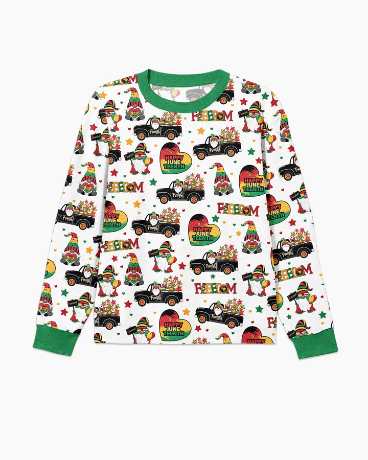Gnome Happy Juneteenth Bamboo Men's Pajama Set
