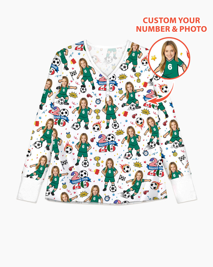 Vorlage Bambus Damen Pyjama Set