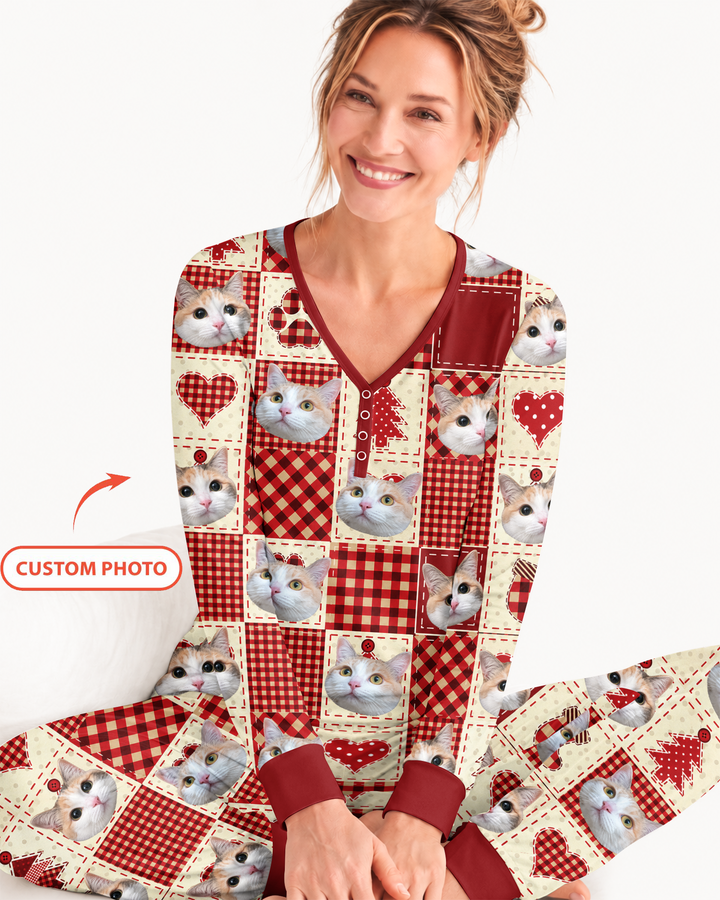 Christmas Ugly Pet Bamboo Women Pajama Set