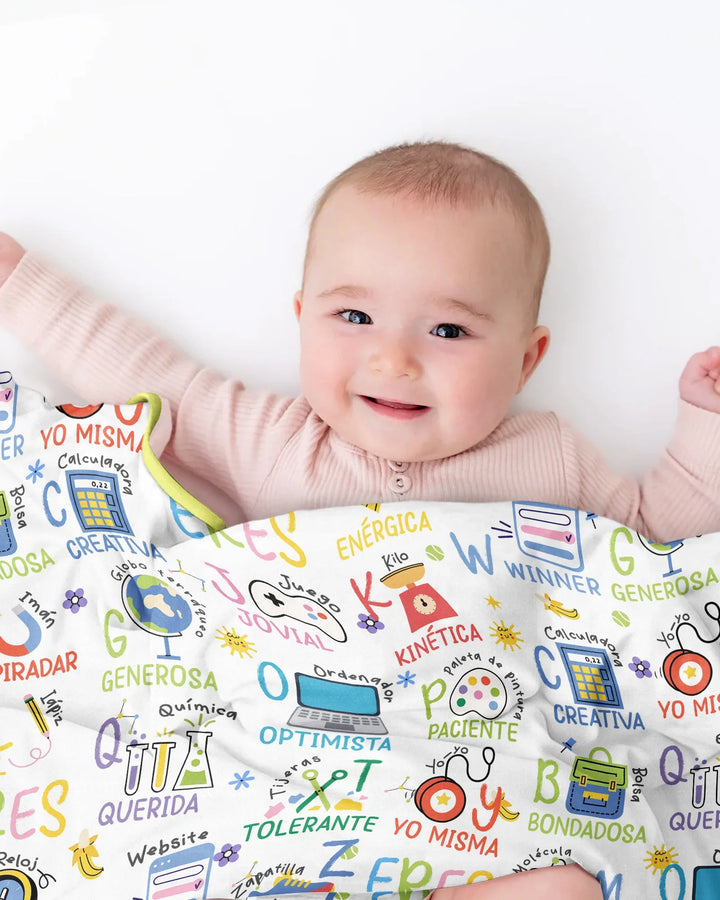 You Are Spanish Alphabet Version Bamboo Blanket