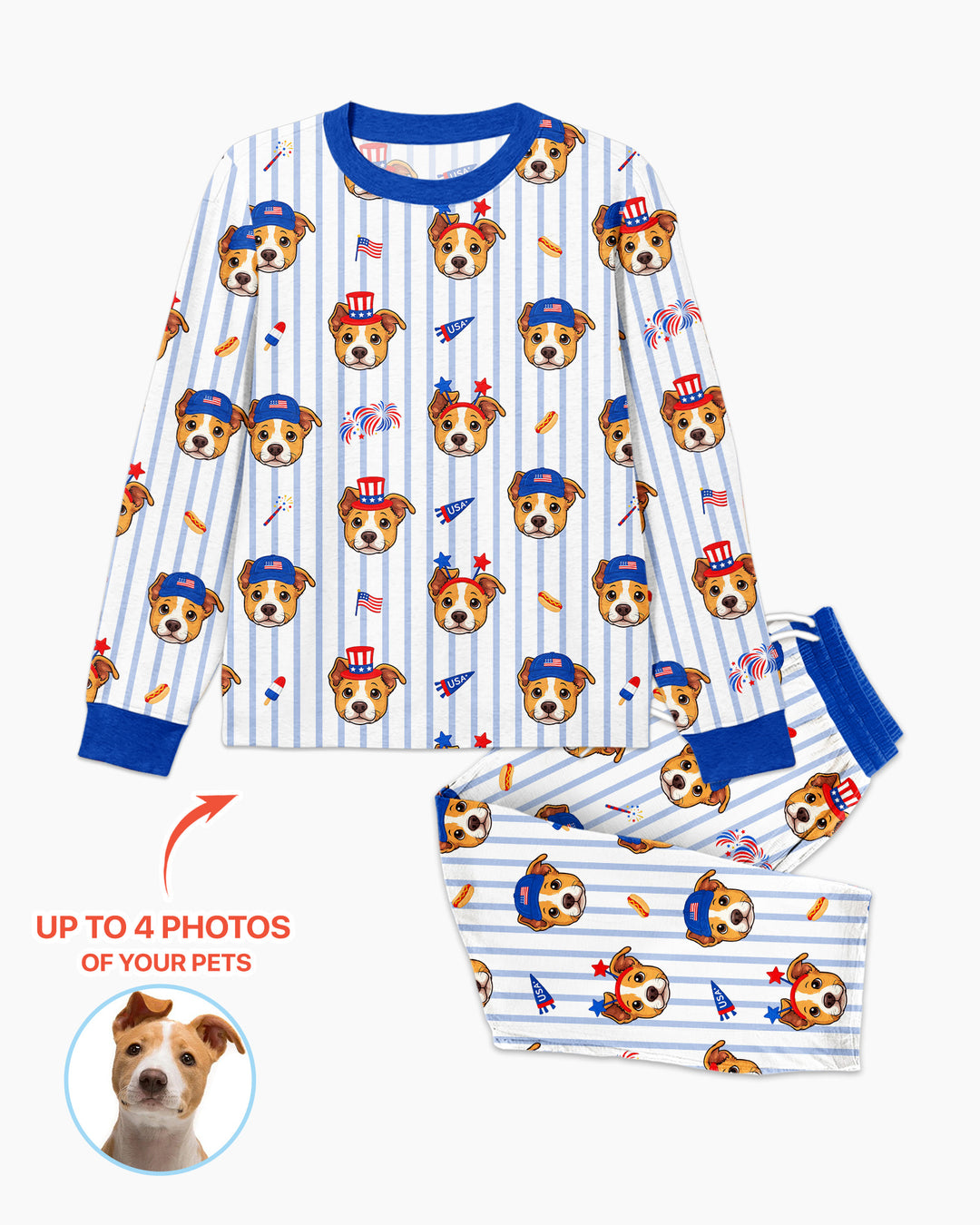 plantilla Conjunto de Pijama de Bambú para Hombre