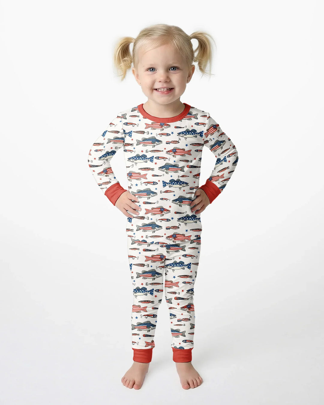 Conjunto de pijama de dos piezas de bambú de manga larga