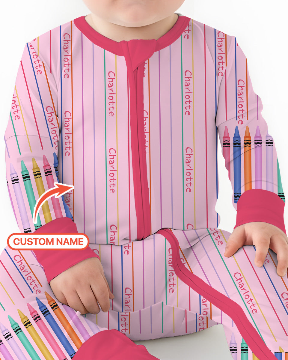 Gerippte Babykleidung mit individuellem Foto - Weich &amp; Skizzenhaft