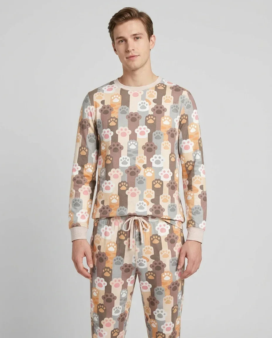 Grabby Paws Bamboo Men's Pajama Set