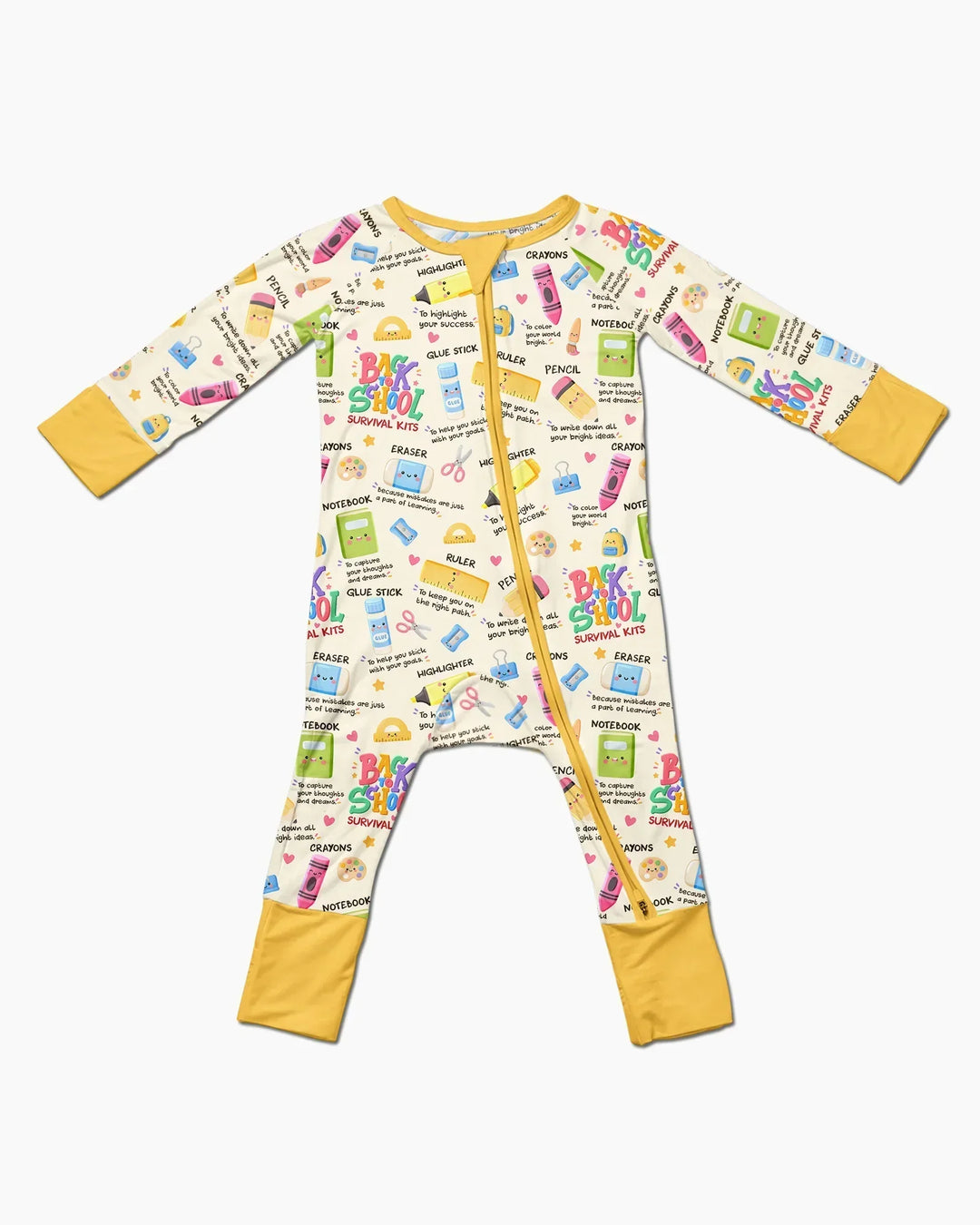 Back To School Survival Kit Bamboo Convertible Zippy