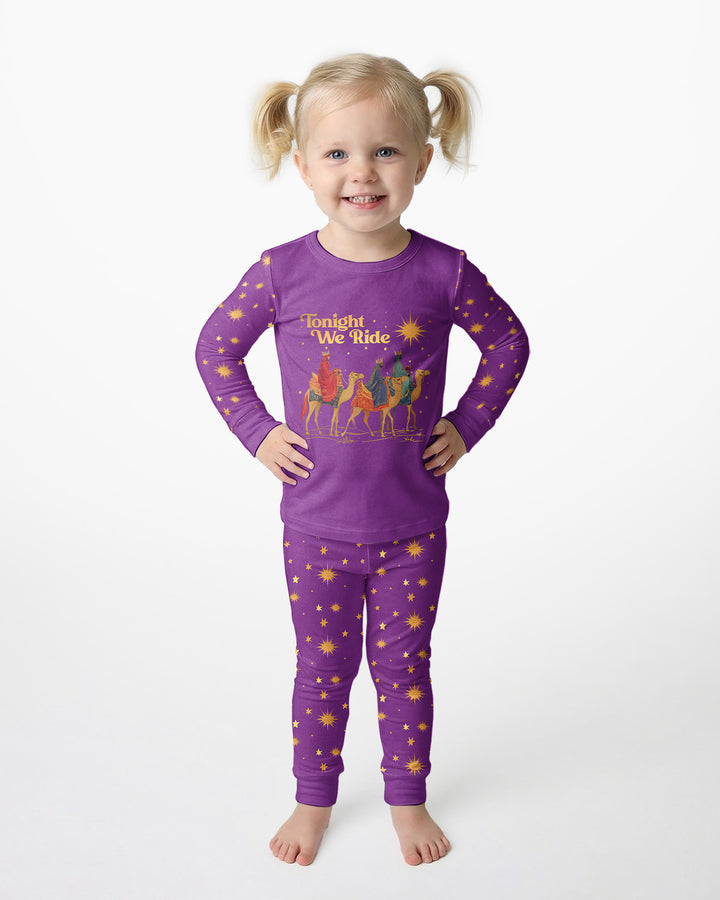 Tonight We Ride Bamboo Two Piece Long Sleeve Pajama Set