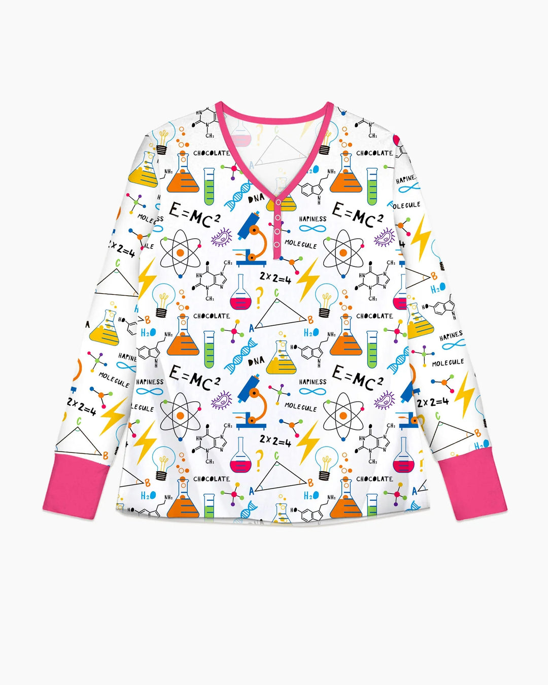 Science Explorer Family Matching Bamboo Women Pajama Set